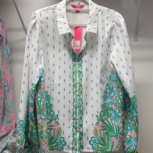 Lilly Pulitzer Tavia top.